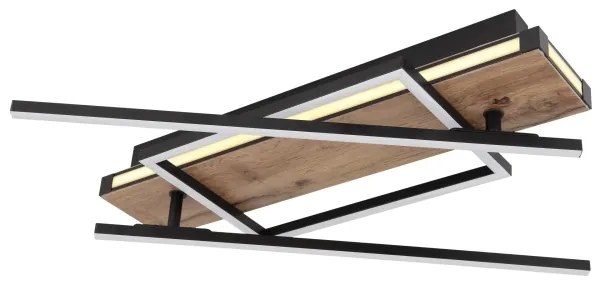 Globo 67299D3 - Plafoniera COLLI LED/40W/230V beige/nera