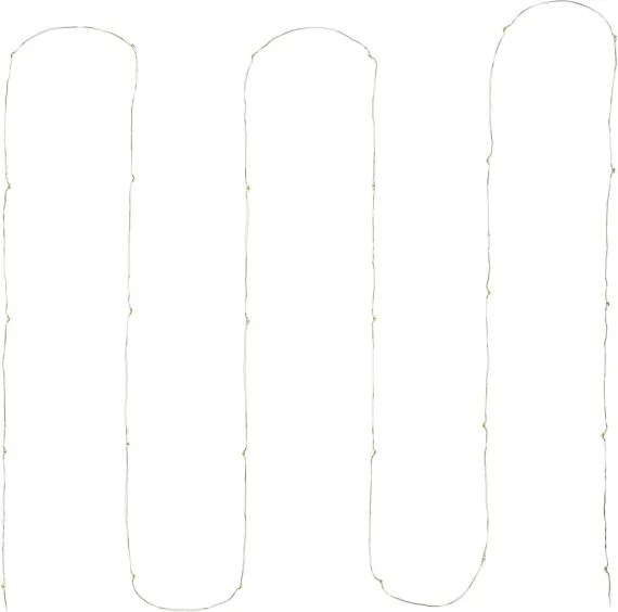 Retlux - catena a LED, 30 LED, alimentazione 3xAA, 3,3 m, bianco caldo