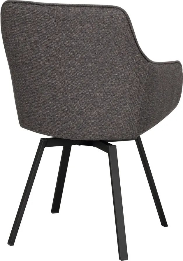 Set di sedie da pranzo grigia in imbottito 2 pz Alison – Rowico