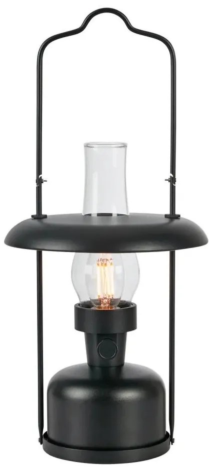 Markslöjd 108893-LED Lampada ricaricabile dimmerabile FANOS LED/2,5W/3,7V 4000 mAh IP44 nera