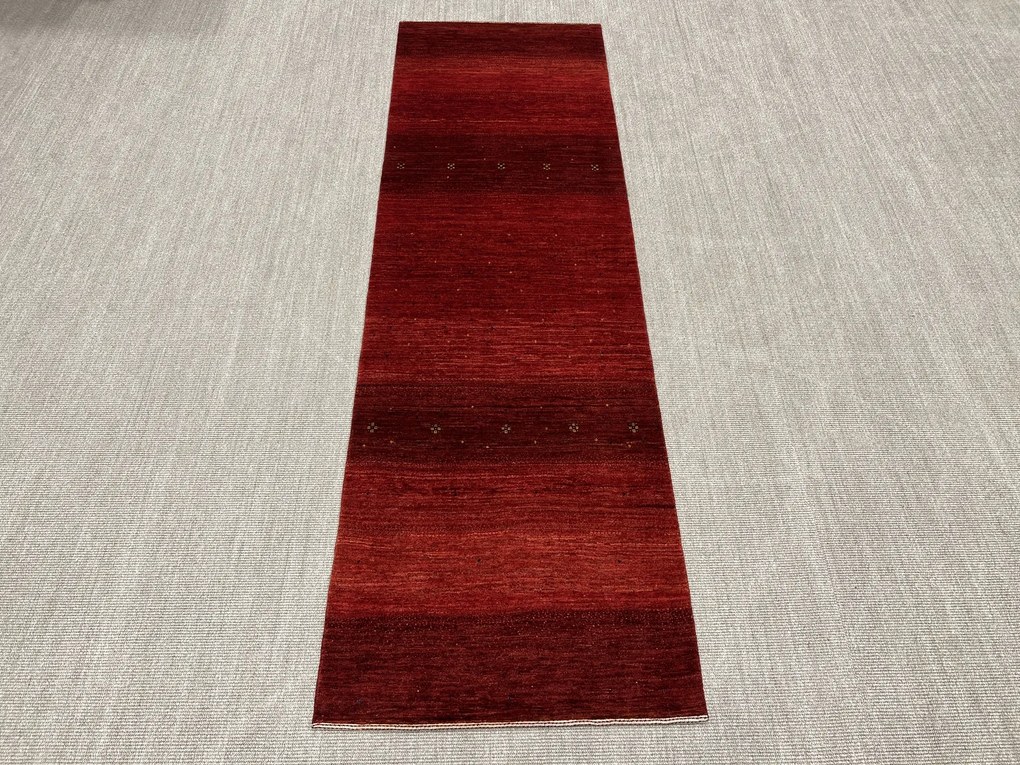 Loribaft Tappeto persiano 310 x 90 Rosso (Iran) Annodato A Mano