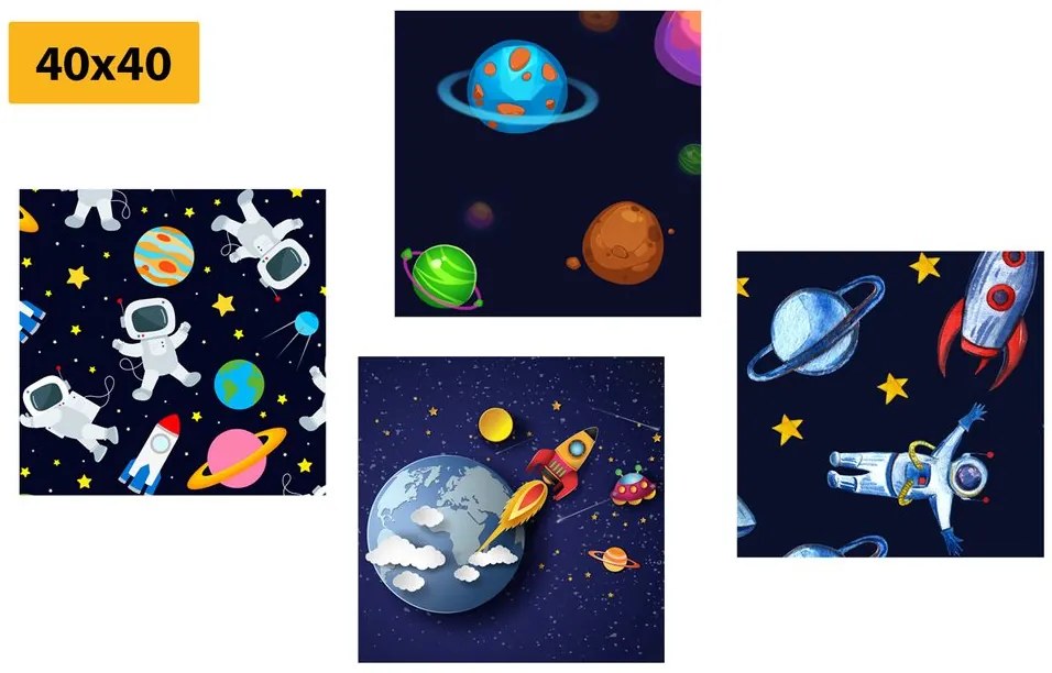 Set di quadri – Universo misterioso