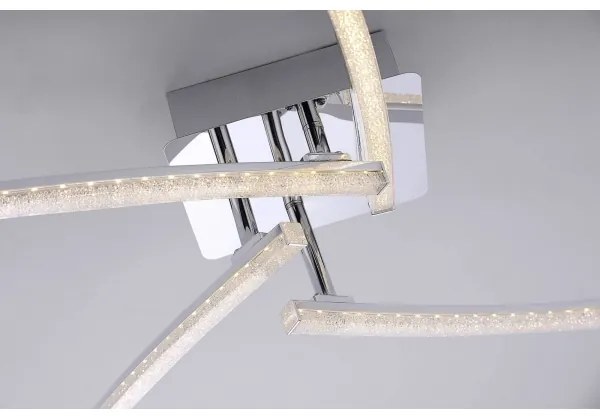 Leuchten Direkt 11291-17 - Lampadario LED da superficie SIMON 4xLED/3W/230V cromo luminoso