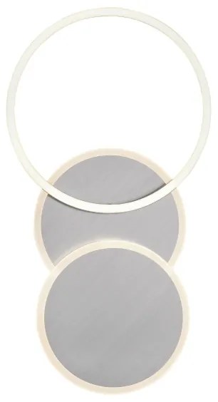 Leuchten Direkt 14116-55 - Plafoniera LED  LED/25,5W/230V cromo opaco