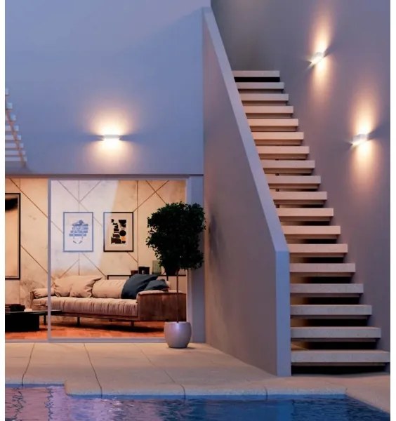 Redo 90095 - Applique da esterno PLANIT LED/10W/230V 3000K IP54 bianca