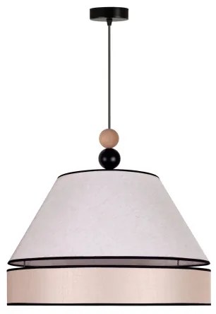 Duolla - Lampadario a sospensione con filo AVIGNON 1xE27/15W/230V diametro 50 cm beige