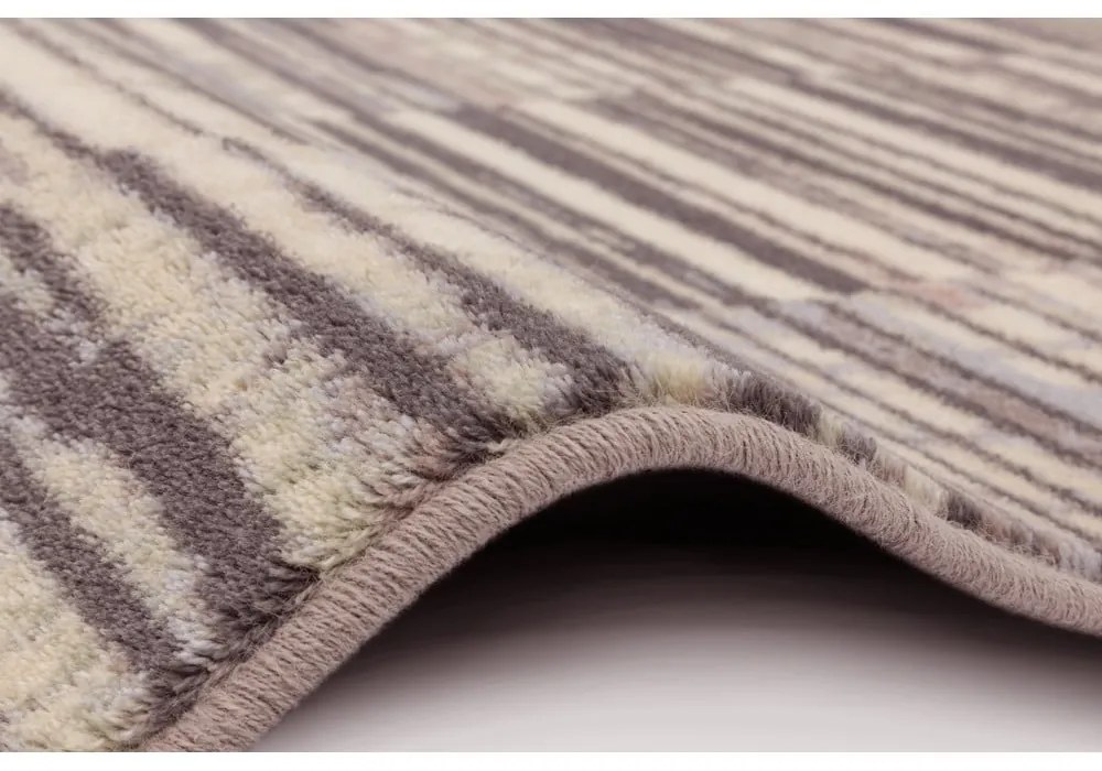 Tappeto in lana grigio 160x240 cm Grids - Agnella