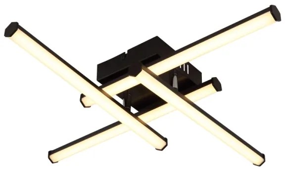 Globo 67342-24 - Plafoniera LED KIRINA LED/24W/230V 3000K nero