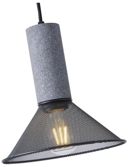 Lampadario a sospensione con filo 1xE27/40W/230V nero