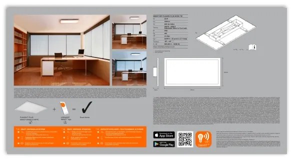 Ledvance - Plafoniera LED dimmerabile SMART+ PLANON LED/22W/230V Wi-Fi