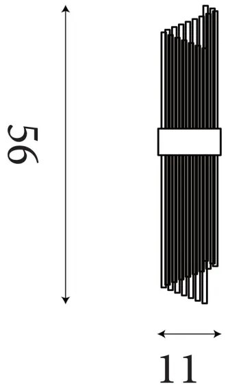 Searchlight 11500-2GO - Applique da parete LARA 2xE14/60W/230V