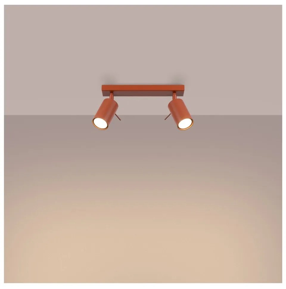 Faretto color mattone 6x30 cm Etna – Sollux