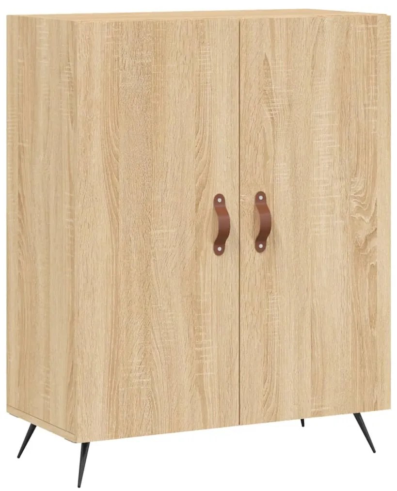 Credenza rovere sonoma 69,5x34x90 cm in legno multistrato