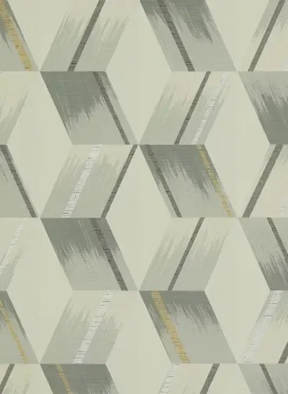 Zoffany Carta da parati Rhombi - Empire Grey