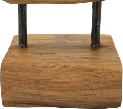 Scultura Hasi In Teak Ric. Cm 20X10X28 (Pezzi Unici - Non Rip. In Serie)