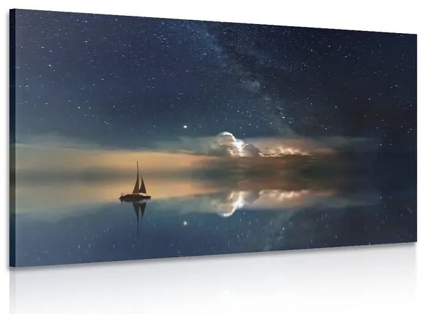Quadro su tela – Barca sul mare