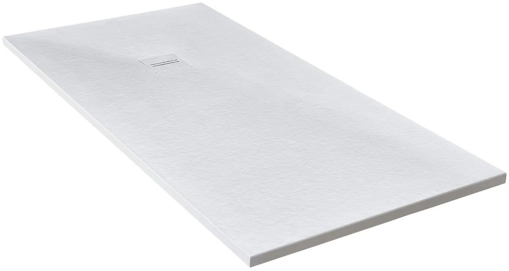 Piatto doccia MOLDCOM COMPOSITES in resina Cosmos Stone bianco L 70 x L 160 x H 4 cm opaco