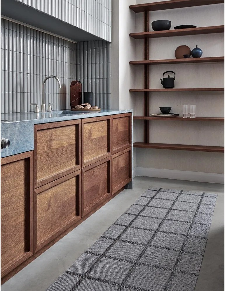 Passatoia da interno/esterno grigia 70x150 cm Ada Grey – Pappelina