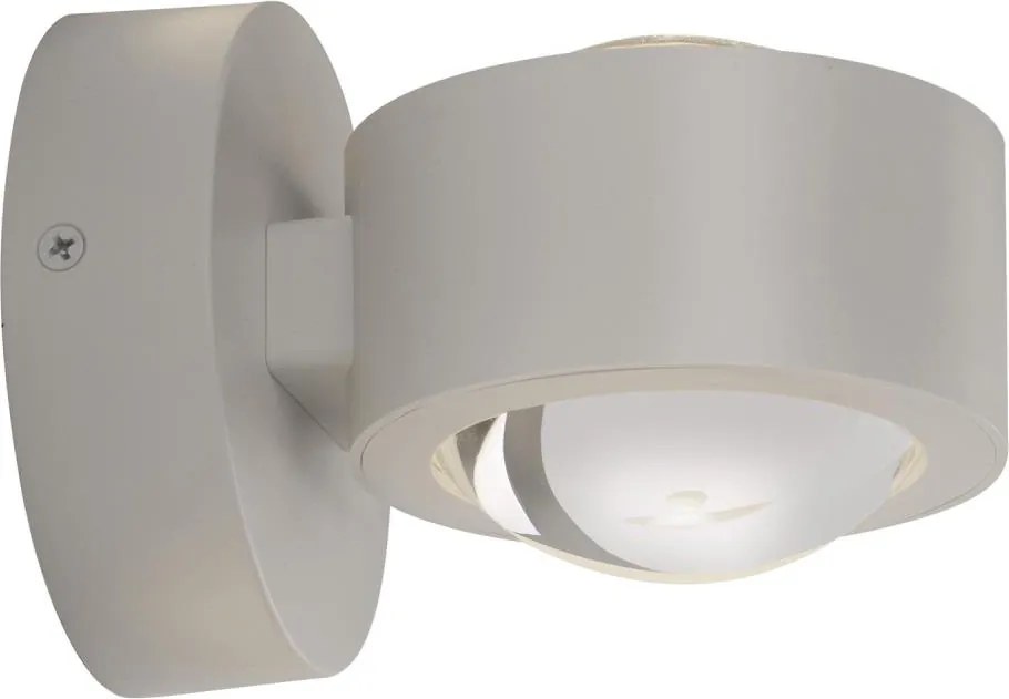 Schöner Wohnen 19331-39 - Lampada da parete LED CHIA 2xLED/2W/230V grigio