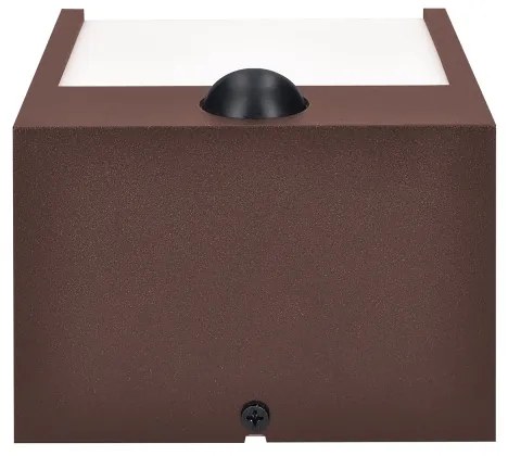 Brilagi-LED Applique da esterno con sensore TERNI LED/12W/230V marrone IP44