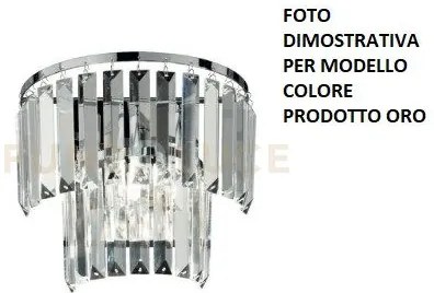 Applique castle oro 3 luci attacco g9 l.25,5cm