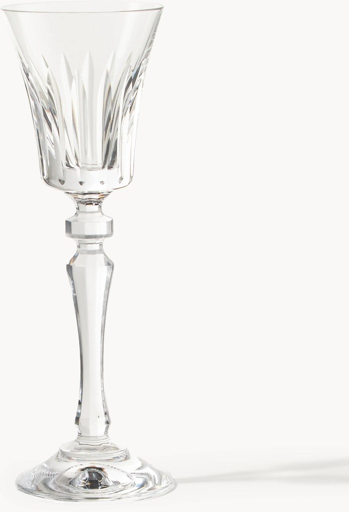 Set di 4 bicchieri da liquore in cristallo Alessio
