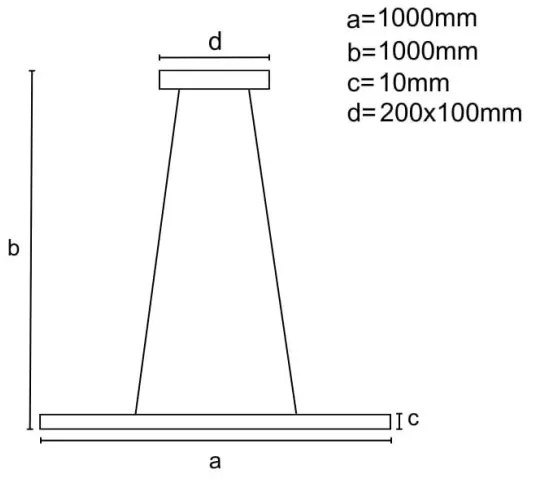 Lampadario a sospensione con filo LED dimmerabile LED/40W/230V 3000-6500K cromo + telecomando
