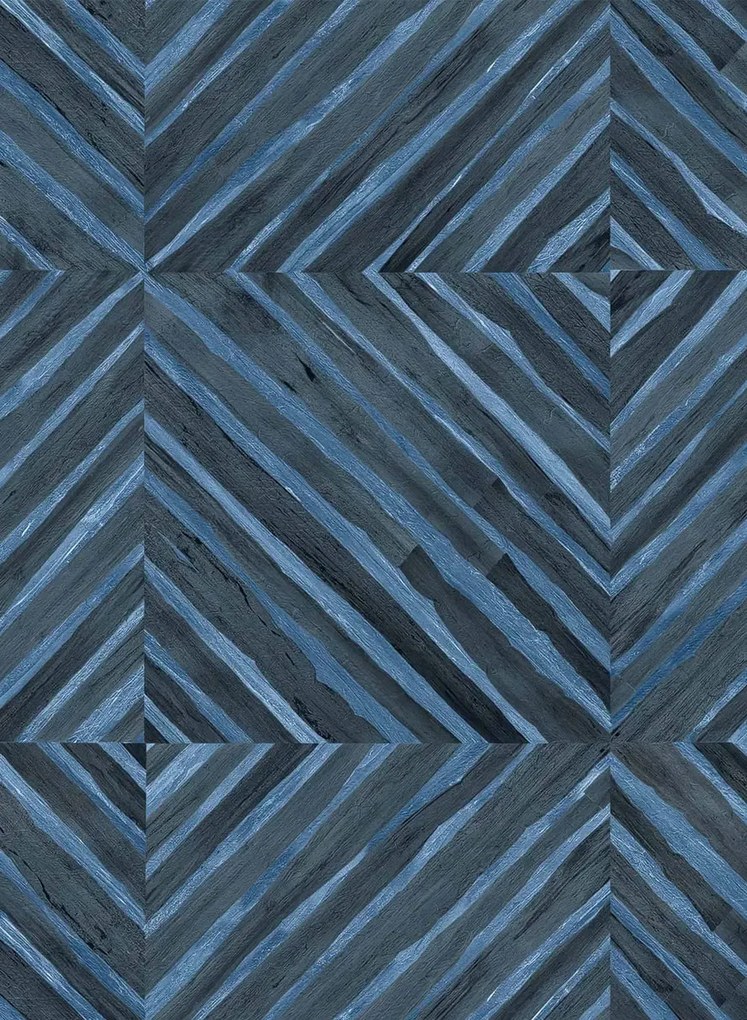 Coordonne Tapete Kaleido Bamboo - Ocean