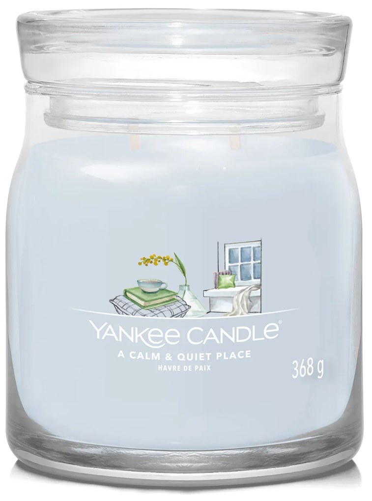 A Calm & Quiet Place, candela in giara media Yankee Candle