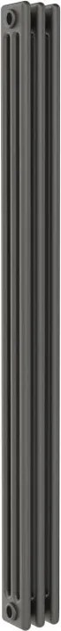 Termosifone in acciaio tubolare 3 colonne 3 elementi interasse 1735 mm ERCOS Comby antracite