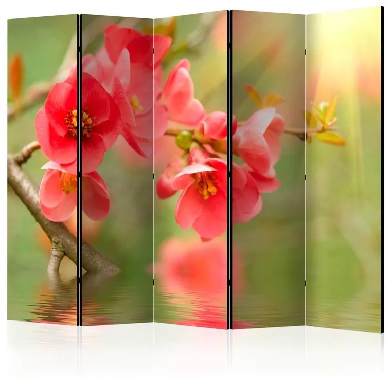 Paravento  Azalea reflected in the water II [Room Dividers]  Colore ---, Dimensioni e Misure 225x172