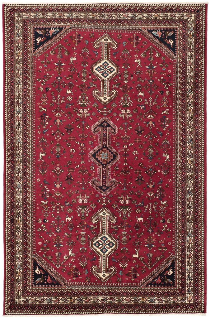 Nasrabad Tappeto 300x200 (Iran) Annodato A Mano