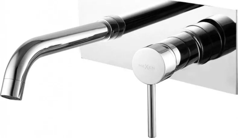 Mexen Alma batteria lavabo a incasso, cromo - 75115-00