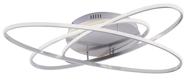 Plafoniera in acciaio con LED dimmerabile - Galax