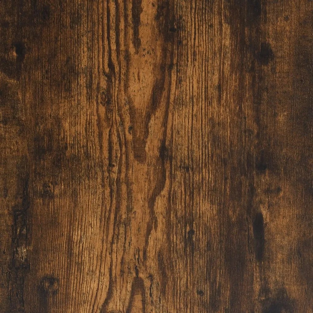 Tavolino da Salotto Rovere Fumo 55x55x31cm in Legno Multistrato