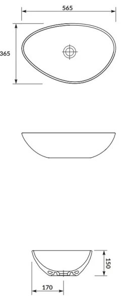 Cersanit K116-052 - Lavabo MODUO 36,5x56,5 cm ceramica bianco lucido