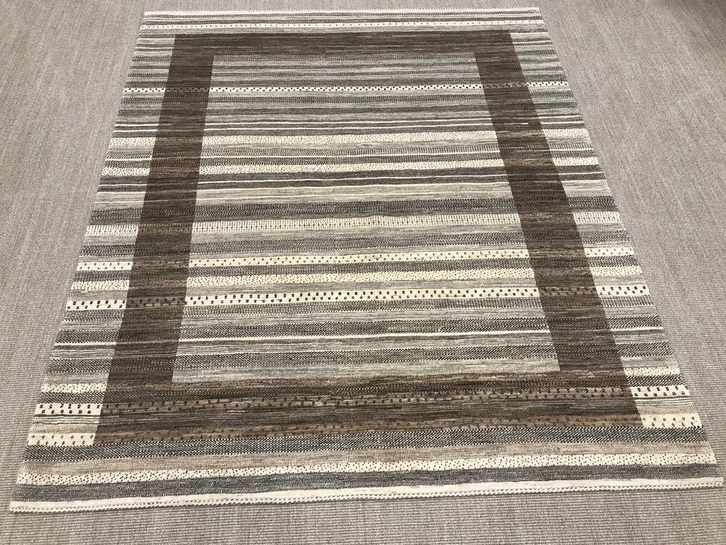 Loribaft Tappeto persiano 240x200 Beige (Iran) Annodato A Mano