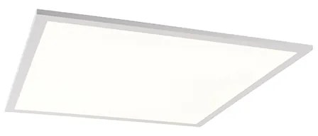 Plafoniera bianca con LED e dimmer con telecomando - Liv