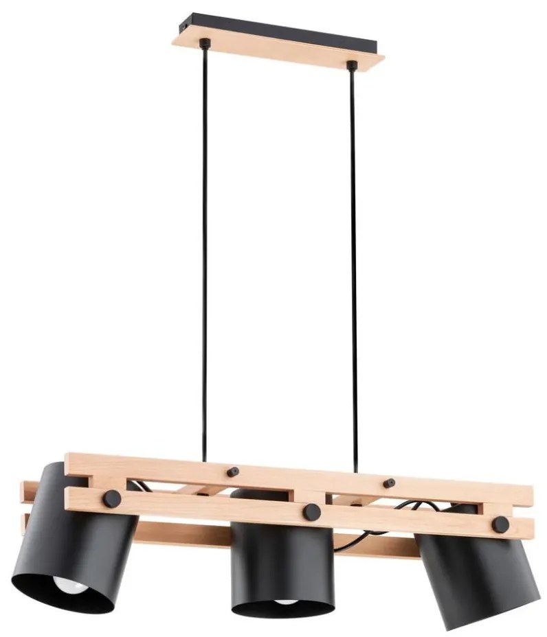 Lampadario su filo HAROM 3xE27/60W/230V