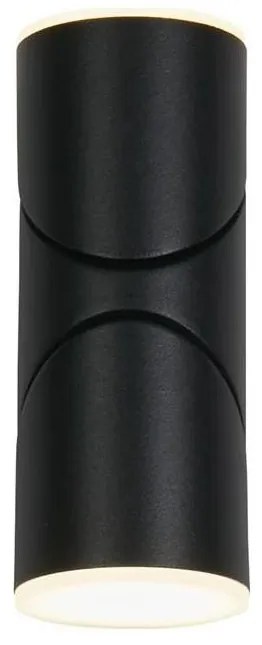 Searchlight 36180BK - Lampada da parete a LED per esterni SOHO 2xLED/6W/230V IP44
