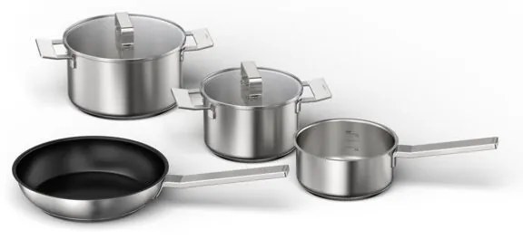 Set di pentole in acciaio inox 4 pezzi - HEZ9SE040 Bosch