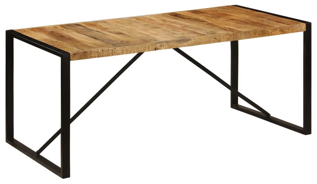 Tavolo da Pranzo 180x90x75 cm in Legno Massello di Mango