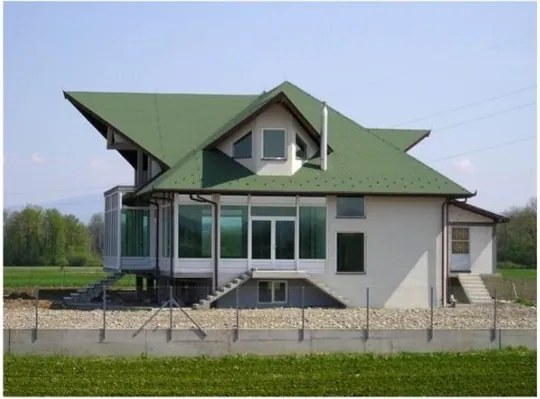 Tegola bituminosa Tegola canadese Premium Traditional 3,05 mq 2111030001073 verde sfumato