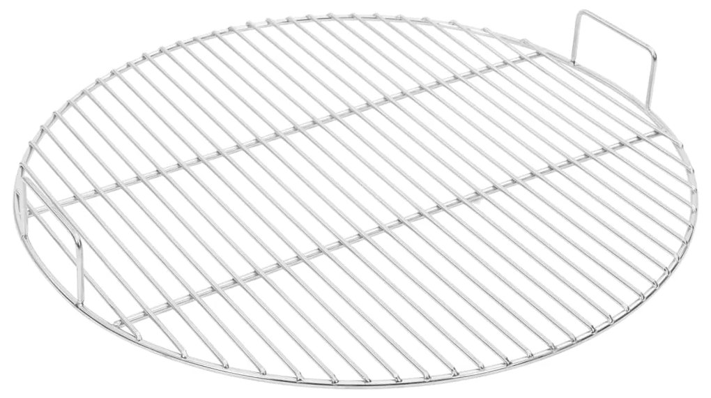 Griglia Con Maniglie Rotonda Ø54 Cm İn Acciaio Inox 304 /