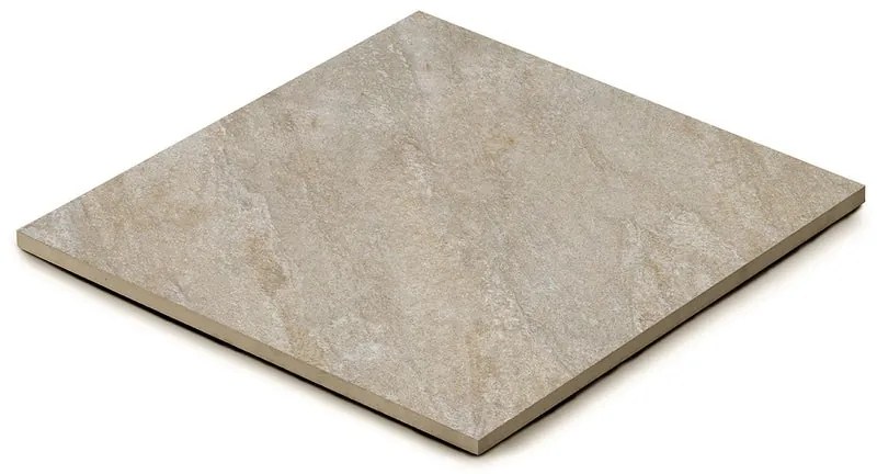 Lastra di cemento Barge Rectif in gres naturale beige L 60 x L 60 cm, spessore 30 mm, 22 pezzi