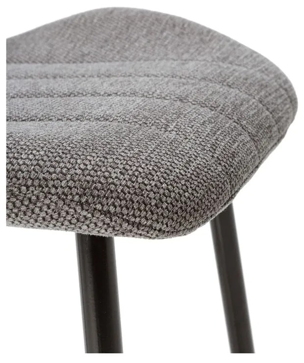 Set di 2 sgabelli da bar grigi (altezza seduta 65 cm) Muli - Marckeric