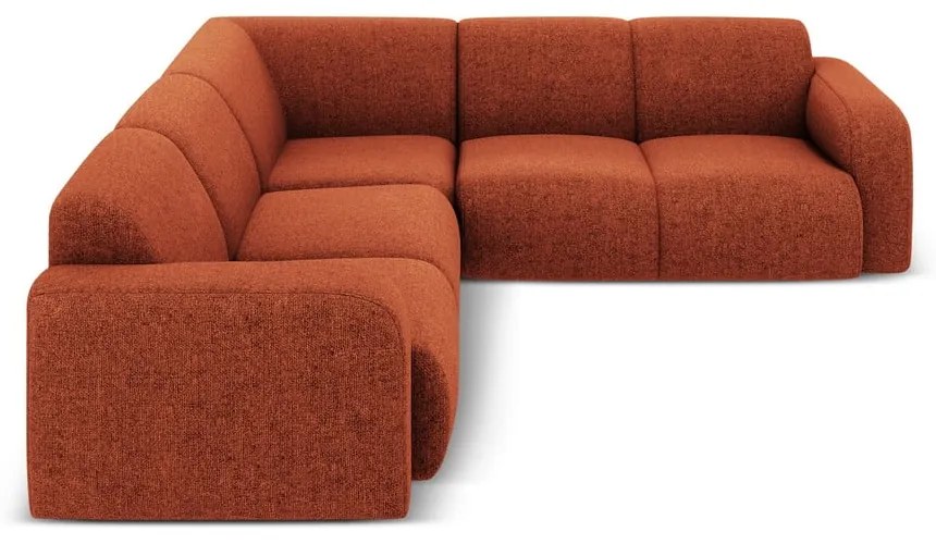 Divano angolare in colore mattone (angolo variabile/ad L) Molino - Micadoni Home