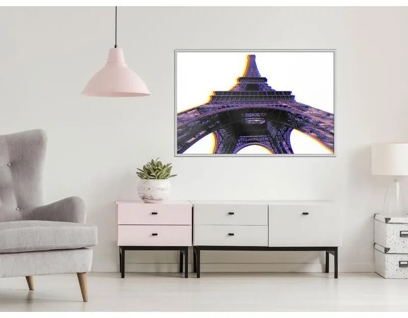 Poster Symbol of Paris (Purple)