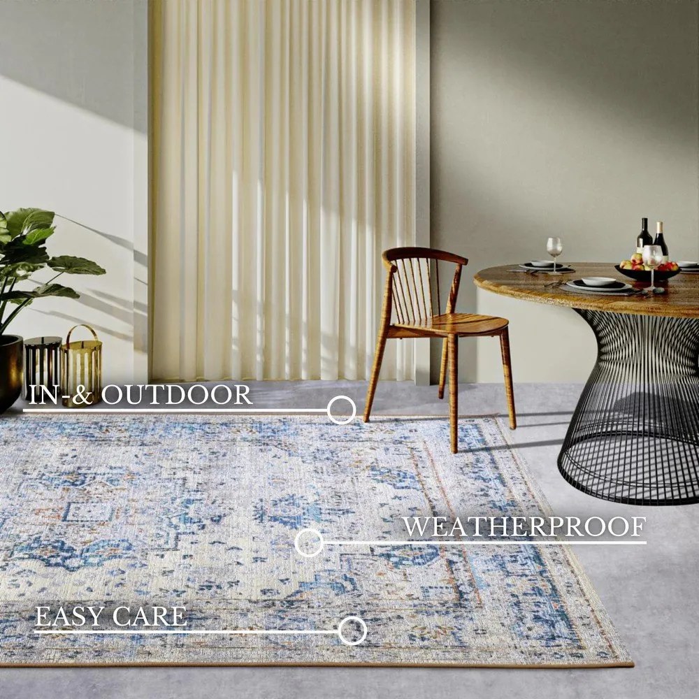 Tappeto per esterni azzurro 160x235 cm Rene - Villeroy&amp;Boch