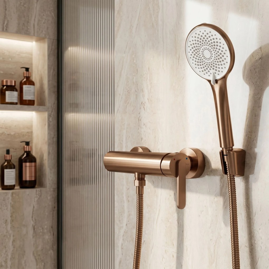 Rubinetto per vasca REA Ontario Side Brush Copper